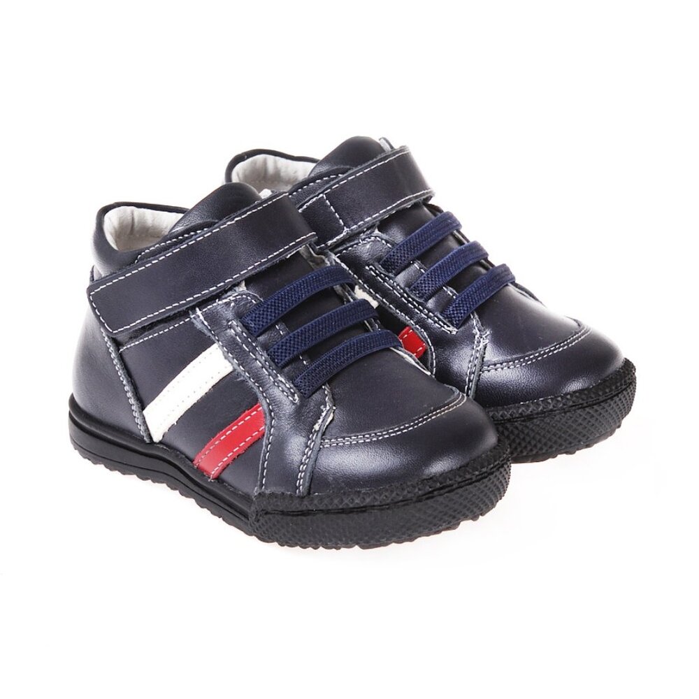 NEW ⭐️ Navy High Top with Red/White Stripes - Multiple Toddler Sizes